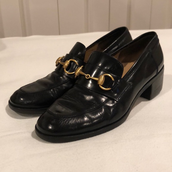 Gucci Shoes - Authentic Gucci Gold Horsebit Loafer